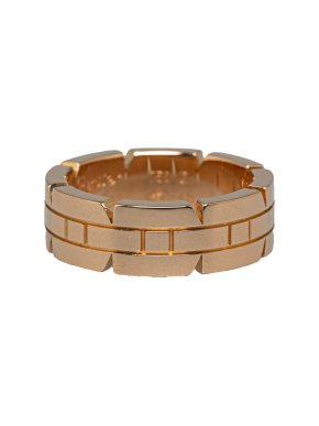 Cartier 18K Rose Gold Tank Francaise Ring