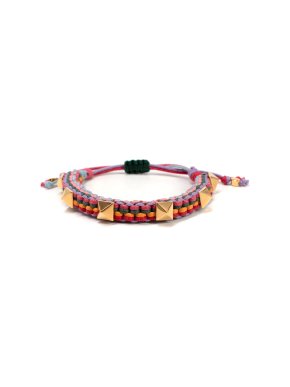 Valentino Multicolour Rockstud Friendship Bracelet