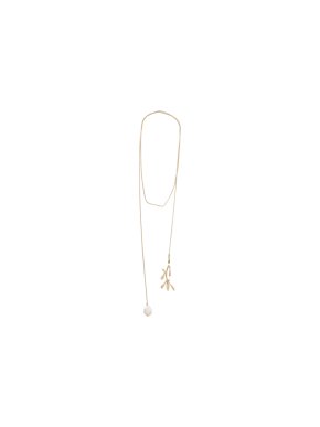 Etro Extra Long Faux Pearl Detail Necklace