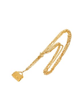 Chanel CC Flap Charm Necklace