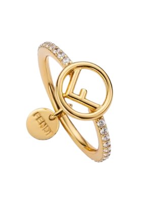 F is Fendi Crystal Ring