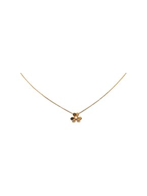 Van Cleef & Arpels 18K Yellow Gold and Diamond Frivole Pendant Necklace