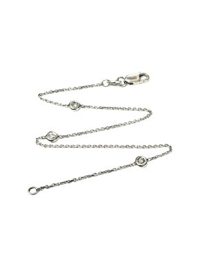 Bespoke 18K White Gold Diamond Bracelet