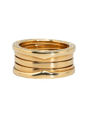 Bvlgari 18K Yellow Gold B.Zero1 Three Band Ring