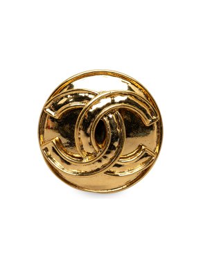 Chanel Round CC Brooch