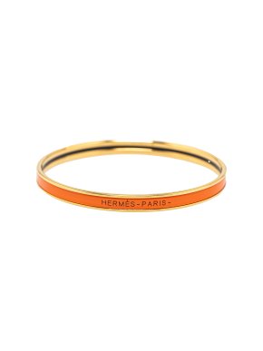 Hermes Extra Narrow Uni Enamel Bangle 70