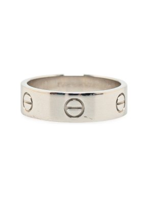 Cartier 18K White Gold Love Ring