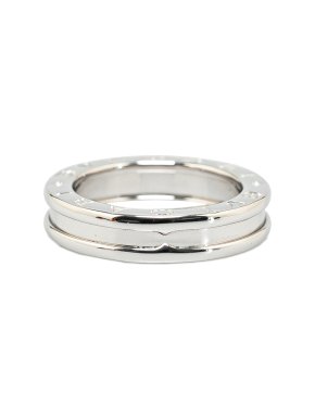 Bvlgari 18K White Gold B.Zero1 1 Band Ring
