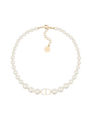 Dior Pearl CD Choker Necklace