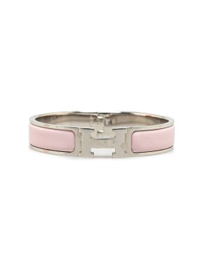 Hermes Pink Clic H Bracelet