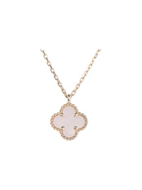 Van Cleef & Arpels Sweet Alhambra Mother of Pearl Pendant Necklace
