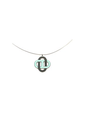 Hermes Sterling Silver Chaine d'Ancre Isatis Necklace