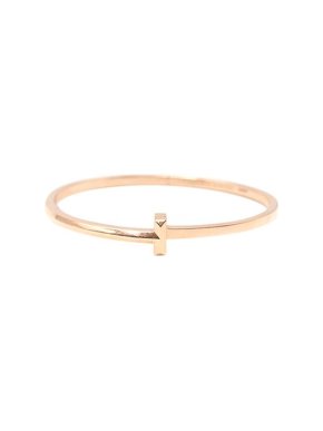 Tiffany & Co. 18ct Rose Gold T1 Hinged Bangle