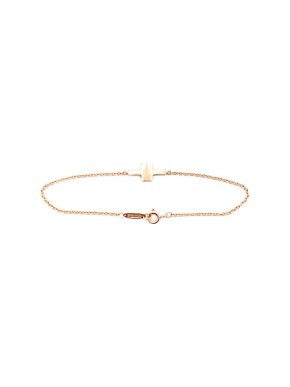 Tiffany & Co. T Collection 18k Gold Single Chain Bracelet