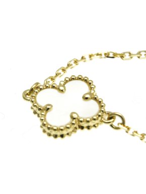 Van Cleef & Arpels Yellow Gold Sweet Alhambra Necklace