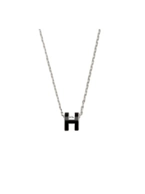 Hermes Black H Mini Pop Pendant 1