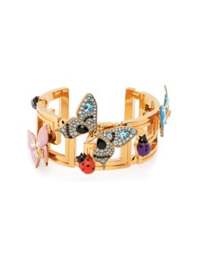 Versace X Dua Lipa Butterfly Cuff Bracelet 1