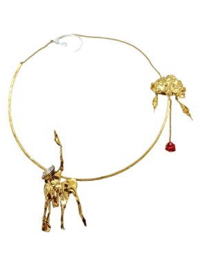 Valentino x Le Blanc Gold Plated Necklace 1