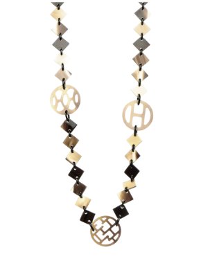 Hermes Buffalo Horn Lena Necklace 1