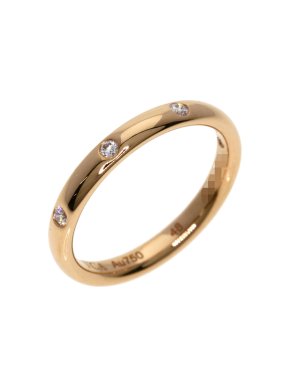 Van Cleef Rose Gold Tendrement étoile Ring Size 4.5 1