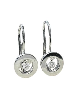 Bespoke Diamond And White Gold Earrings 1