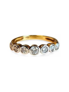 Bespoke 18Ct Gold 5 Stone Diamond Ring 1