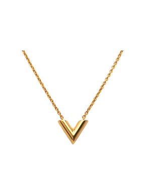 Valentino Gold Plated Essential V Necklace 1