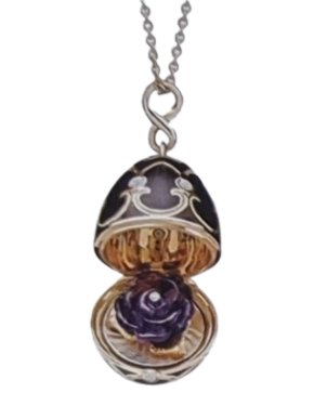 Faberge Fabergé Limited Edition Egg Pendant  Palais Tsarskoye Selo Blue John