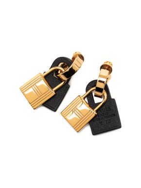 Hermes  Swift O Kelly Gold Plated Earrings