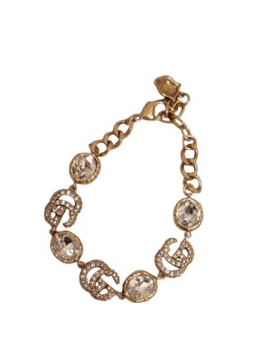 Gucci Gold Plated/Crystal Bracelet