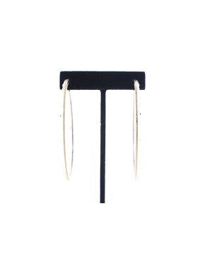 Chanel Acrylic Crystal Hoop Earrings