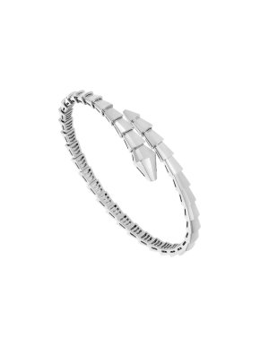 Bvlgari Serpenti Viper Bracelet in 18k white gold 19cm