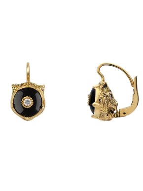 Gucci 18ct  Black Onyx earrings
