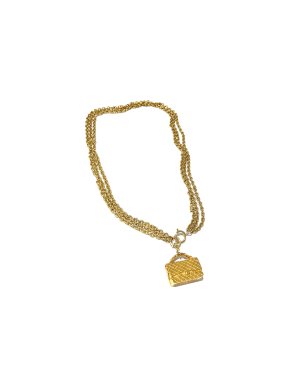 Chanel Vintage Gold Plated Necklace/Belt 2001