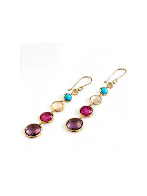 Ippolita Multi Gem Lollipop Earrings