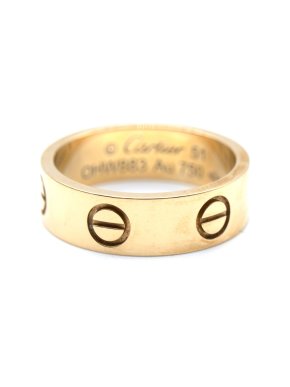 Cartier Yellow Gold LOVE Ring 51 With Box