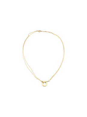 Cartier Yellow Gold and Diamond LOVE Double Chain Necklace with Box