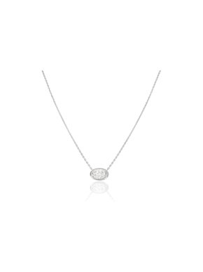 Bespoke Oval 3ct Diamond Pendant VS1