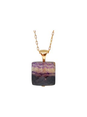 CW Sellors Blue John Pendant Necklace