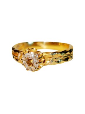 Victorian 18kt Yellow Gold Diamond Ring