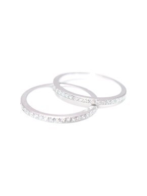 Boodles Vintage Half-Hoop Brilliant Cut Diamond Single Ring - Size 7