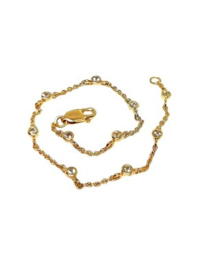 Yellow Gold Topaz Bracelet