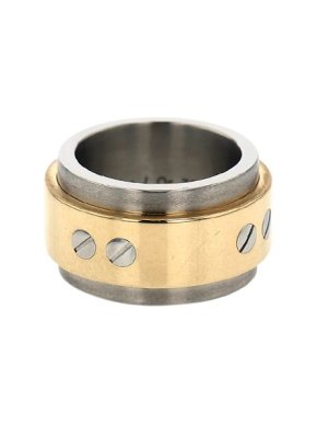 Cartier 18ct Yellow & White Gold Santos 100 Ring  64