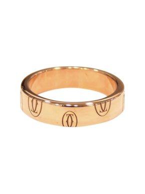 Cartier 18ct Rose Gold Happy Birthday Ring 50