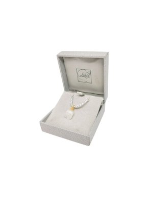 Lalique Vintage Lily of the Valley Frosted Pendant Necklace