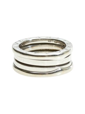 Bvlgari 18kt White Gold B-Zero1 Ring - Size 52