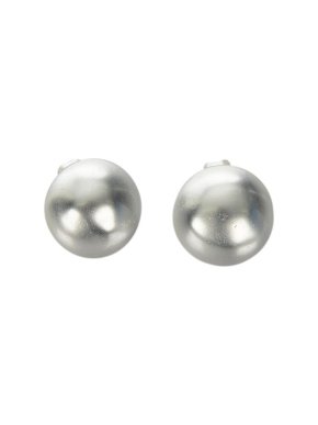 Dior Grey Faux-Pearl Clip Earrings