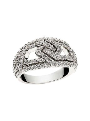 William & Son 18ct White Gold Diamond Ring