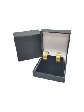 Ming Yu Wang Matte Hoop Earrings