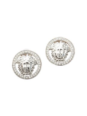 Versace Crystal Medusa Earrings